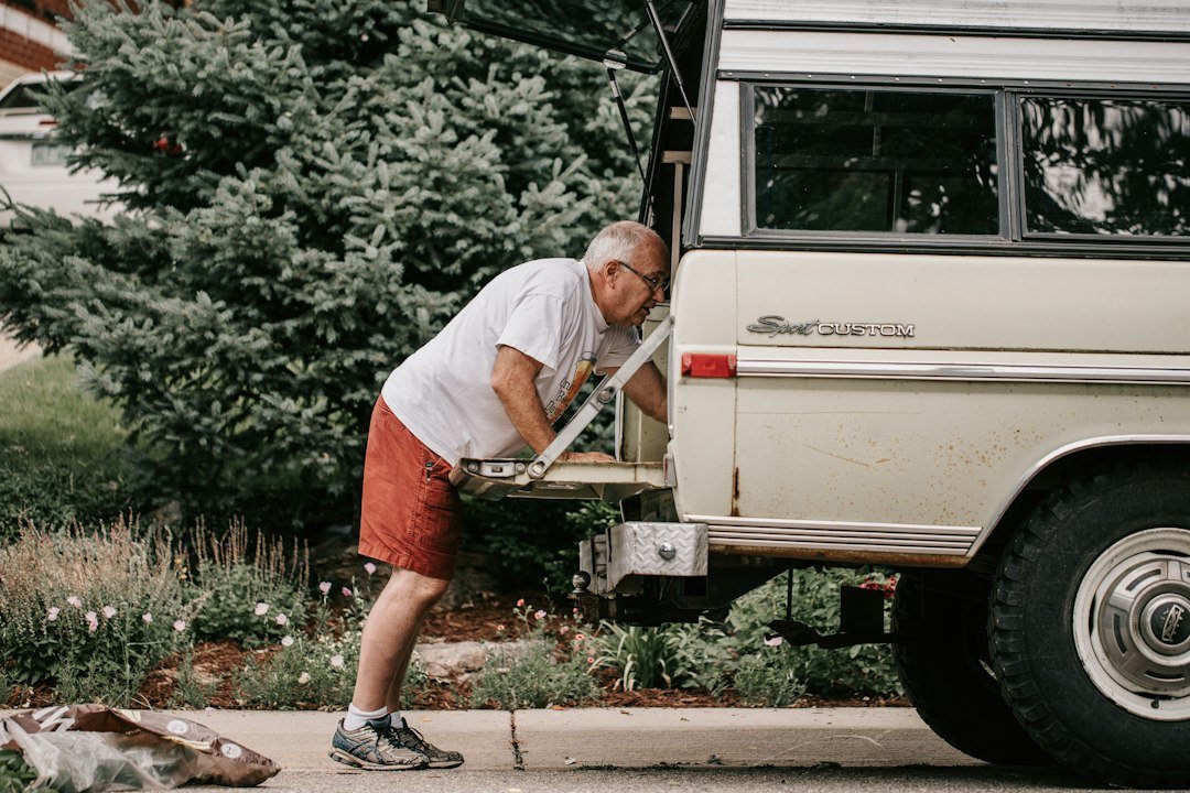 Professional mover loading a van for a Broomfield move